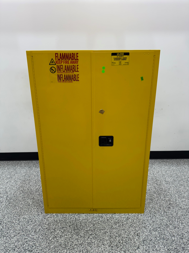 Image of Uline H-1564S-Y Flammable Liquid Storage Cabinet